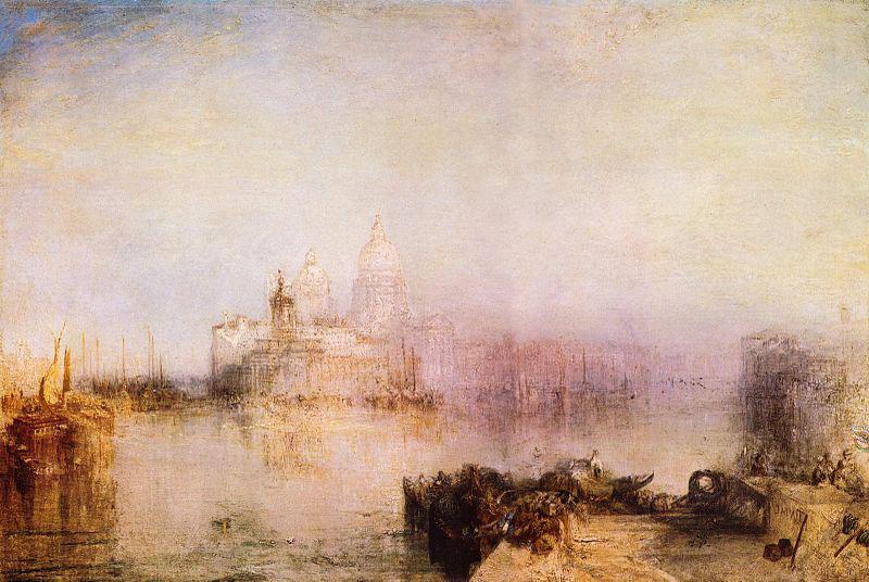 Joseph Mallord William Turner Dogana und Santa Maria della Salute, Venedig